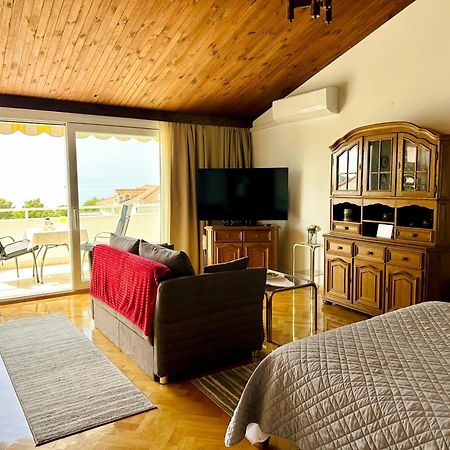 Penthouse Studio With Sea View Makarska Kültér fotó
