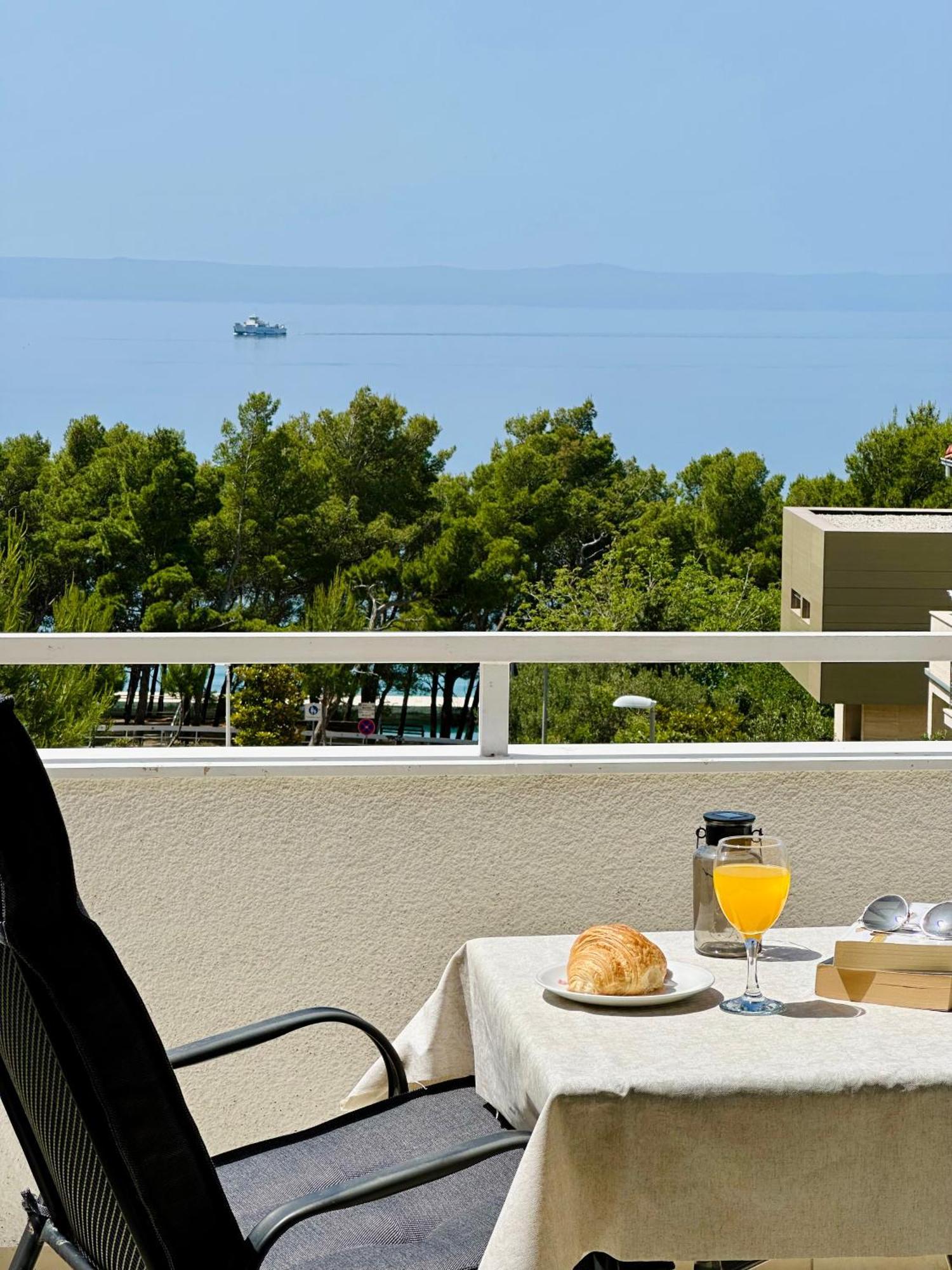Penthouse Studio With Sea View Makarska Kültér fotó