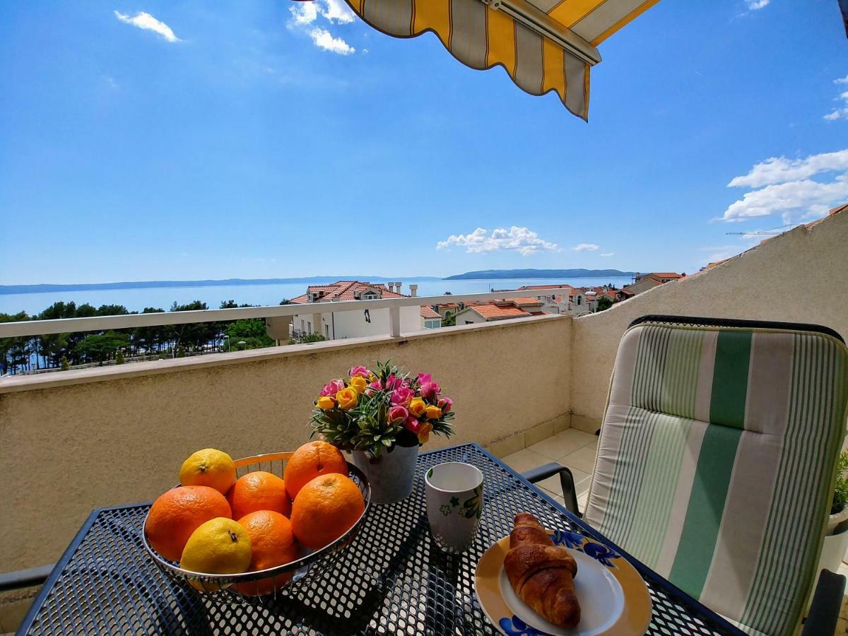 Penthouse Studio With Sea View Makarska Kültér fotó